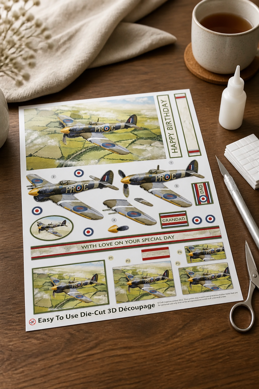 BUY 2 6X6 INCH 3D CARD KITS SALE ON TWO ITEMS PLUS ACROSS MY SHOP P&P INCLUDED TO UK CODE 221