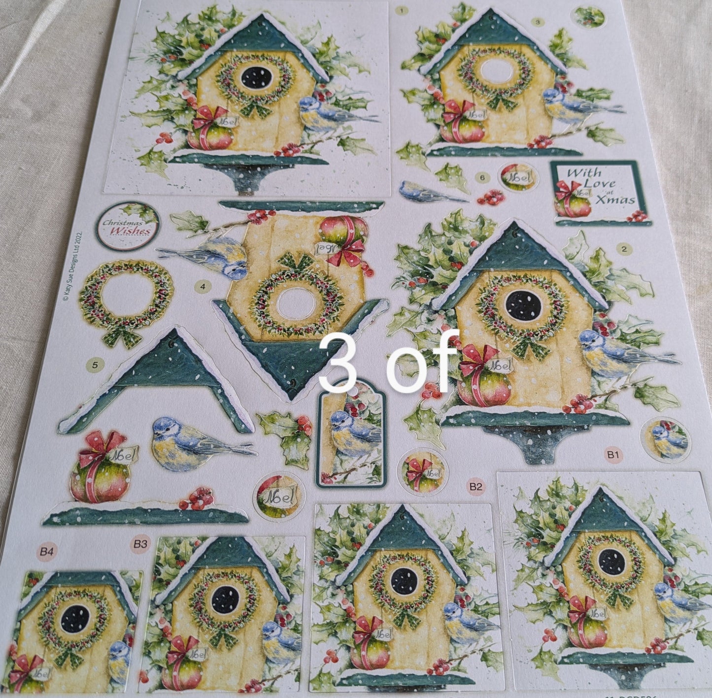 BUY 2 6X6 INCH 3D CARD KITS SALE ON TWO ITEMS PLUS ACROSS MY SHOP P&P INCLUDED TO UK CODE 245