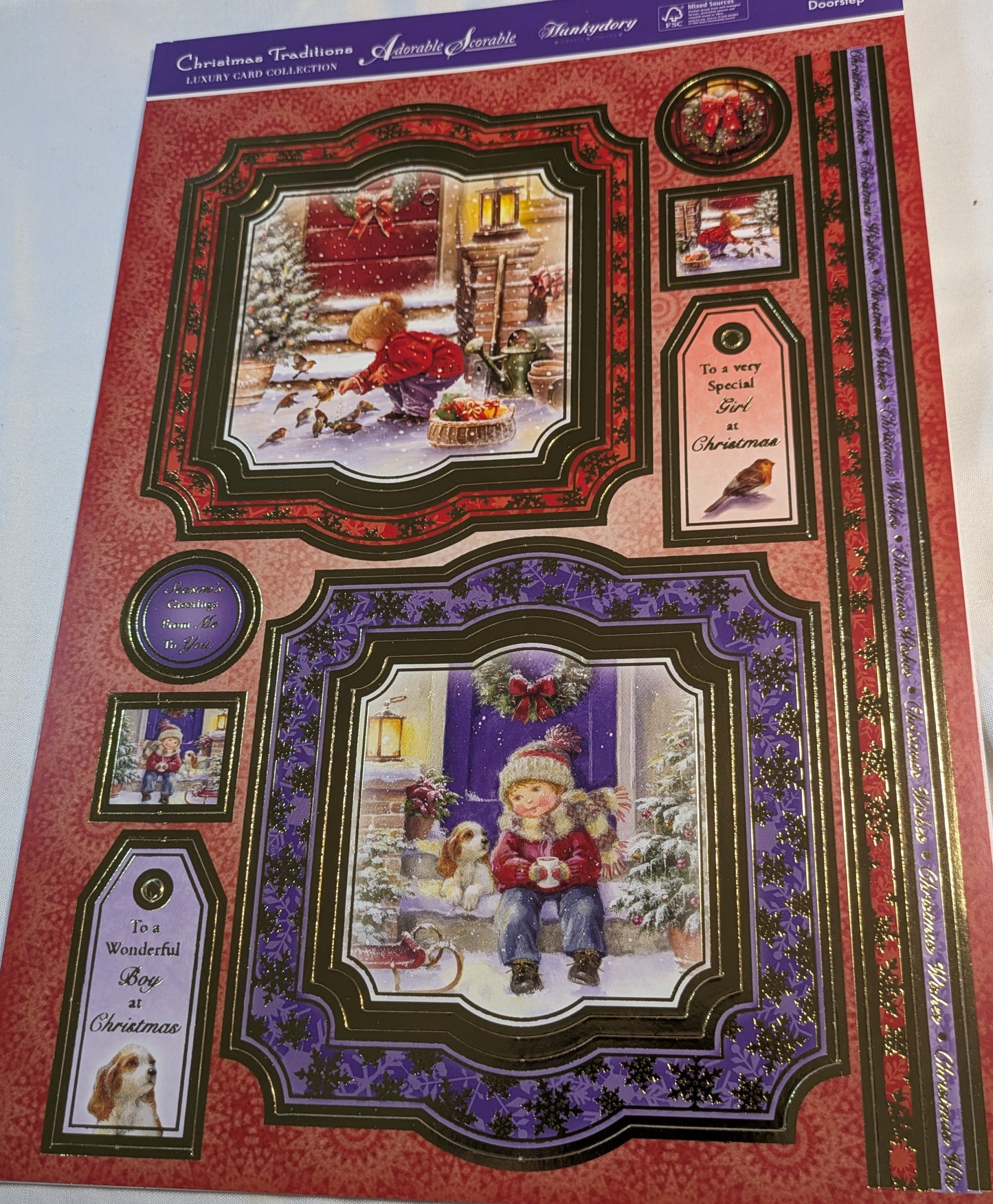 BUY 1 A4 SHEET WITH 2 CARDS SALE ON TWO ITEMS PLUS ACROSS MY SHOP P&P INCLUDED TO UK CODE 35