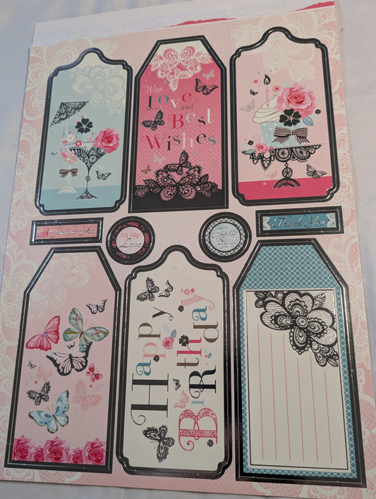 BUY 1 A4 SHEET WITH 2 CARDS SALE ON TWO ITEMS PLUS ACROSS MY SHOP P&P INCLUDED TO UK CODE 53