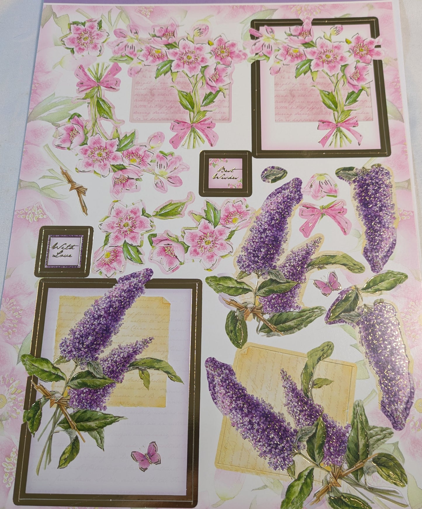 BUY 1 A4 SHEET WITH 2 CARDS SALE ON TWO ITEMS PLUS ACROSS MY SHOP P&P INCLUDED TO UK CODE 88