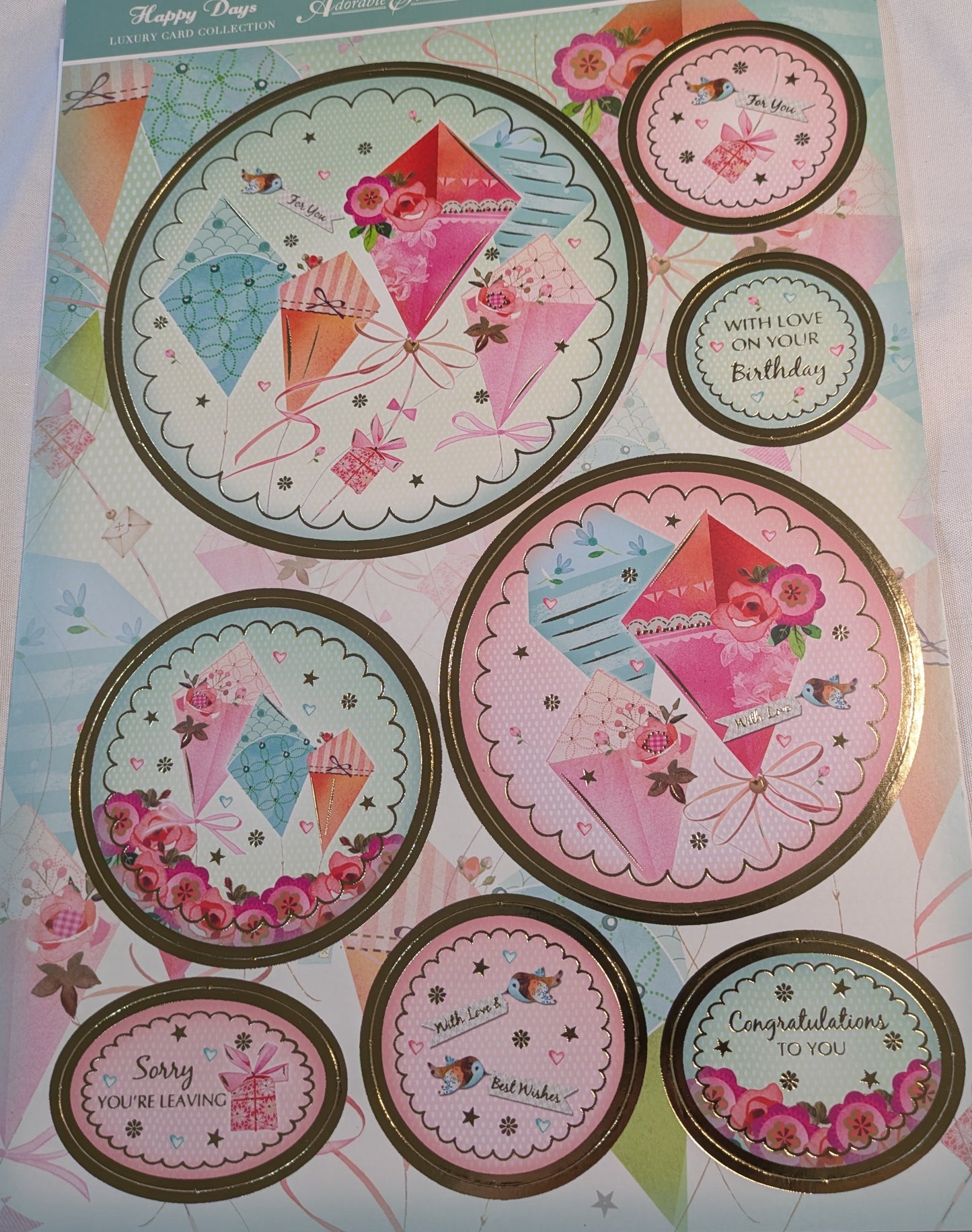 BUY 1 A4 SHEET WITH 2 CARDS SALE ON TWO ITEMS PLUS ACROSS MY SHOP P&P INCLUDED TO UK CODE 92