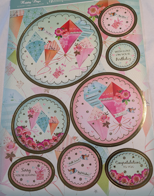 BUY 1 A4 SHEET WITH 2 CARDS SALE ON TWO ITEMS PLUS ACROSS MY SHOP P&P INCLUDED TO UK CODE 92