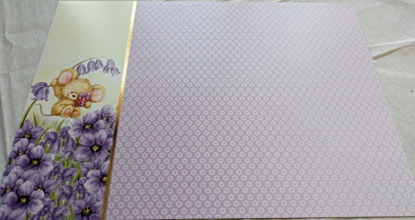 A4 DECORATED CARD 10 SHEETS SALE ON TWO ITEMS PLUS ACROSS MY SHOP P&P INCLUDED CODE 4