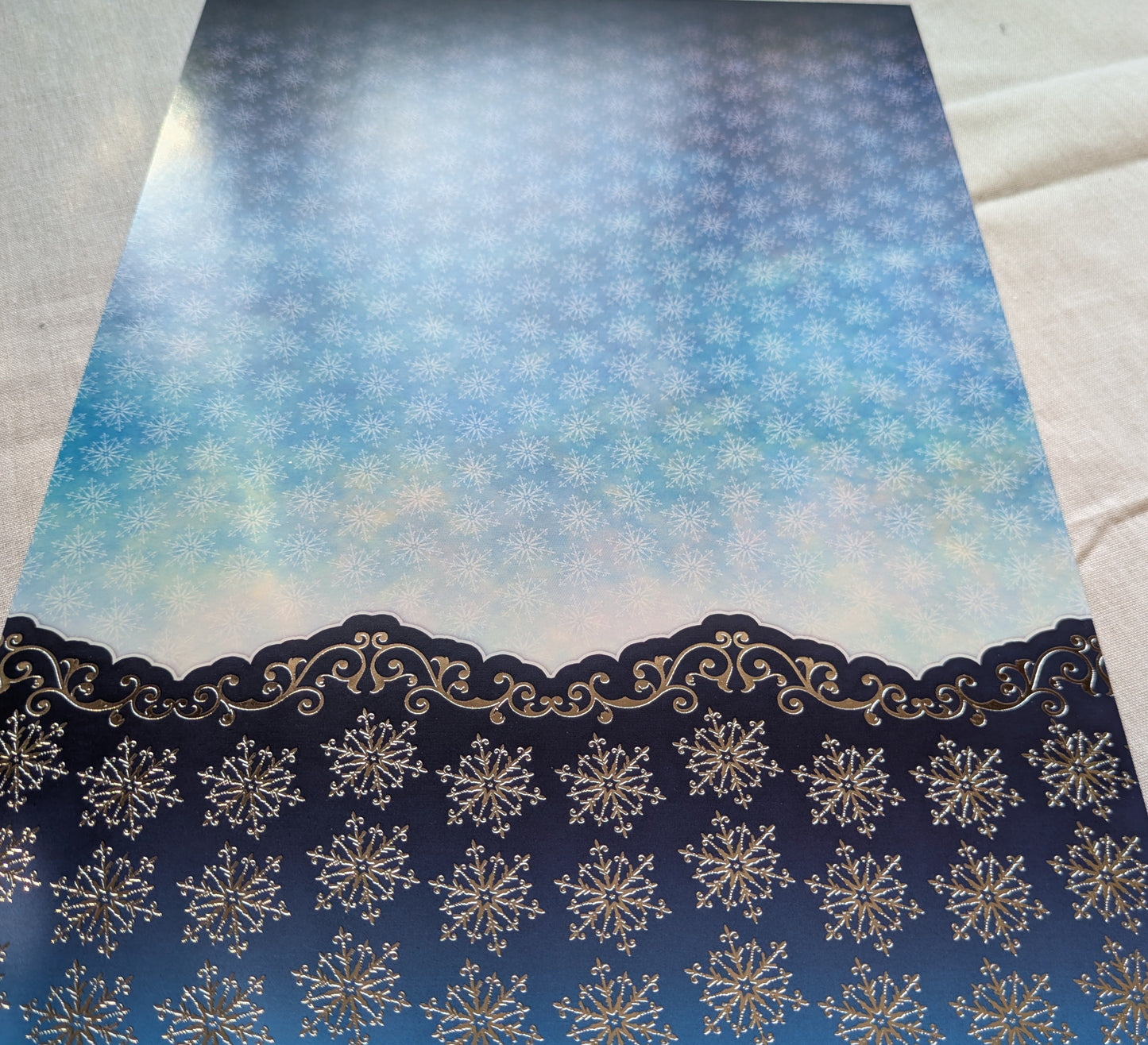 A4 DECORATED CARD 10 SHEETS SALE ON TWO ITEMS PLUS ACROSS MY SHOP P&P INCLUDED CODE 25