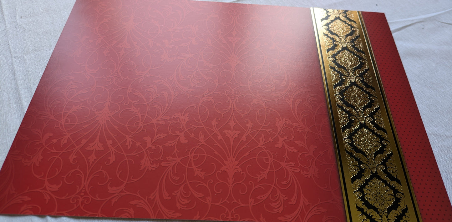 A4 DECORATED CARD 10 SHEETS SALE ON TWO ITEMS PLUS ACROSS MY SHOP P&P INCLUDED CODE 40