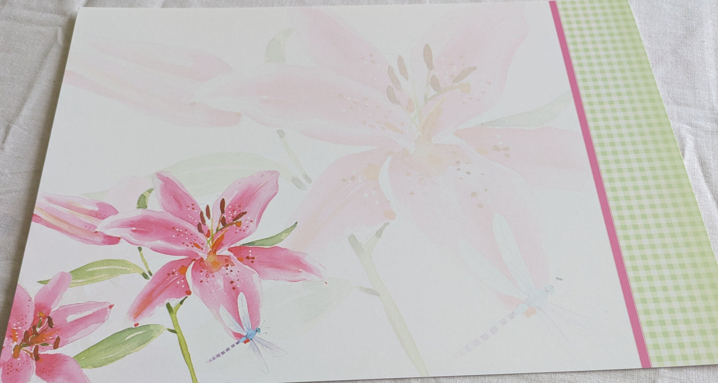 A4 DECORATED CARD 10 SHEETS SALE ON TWO ITEMS PLUS ACROSS MY SHOP P&P INCLUDED CODE 124