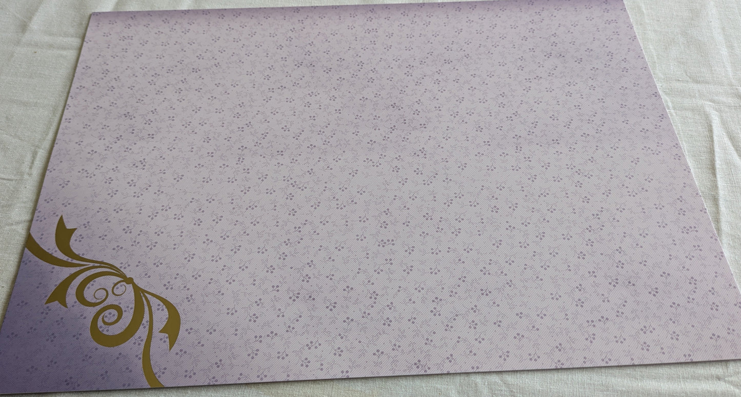 A4 DECORATED CARD 10 SHEETS SALE ON TWO ITEMS PLUS ACROSS MY SHOP P&P INCLUDED CODE 127