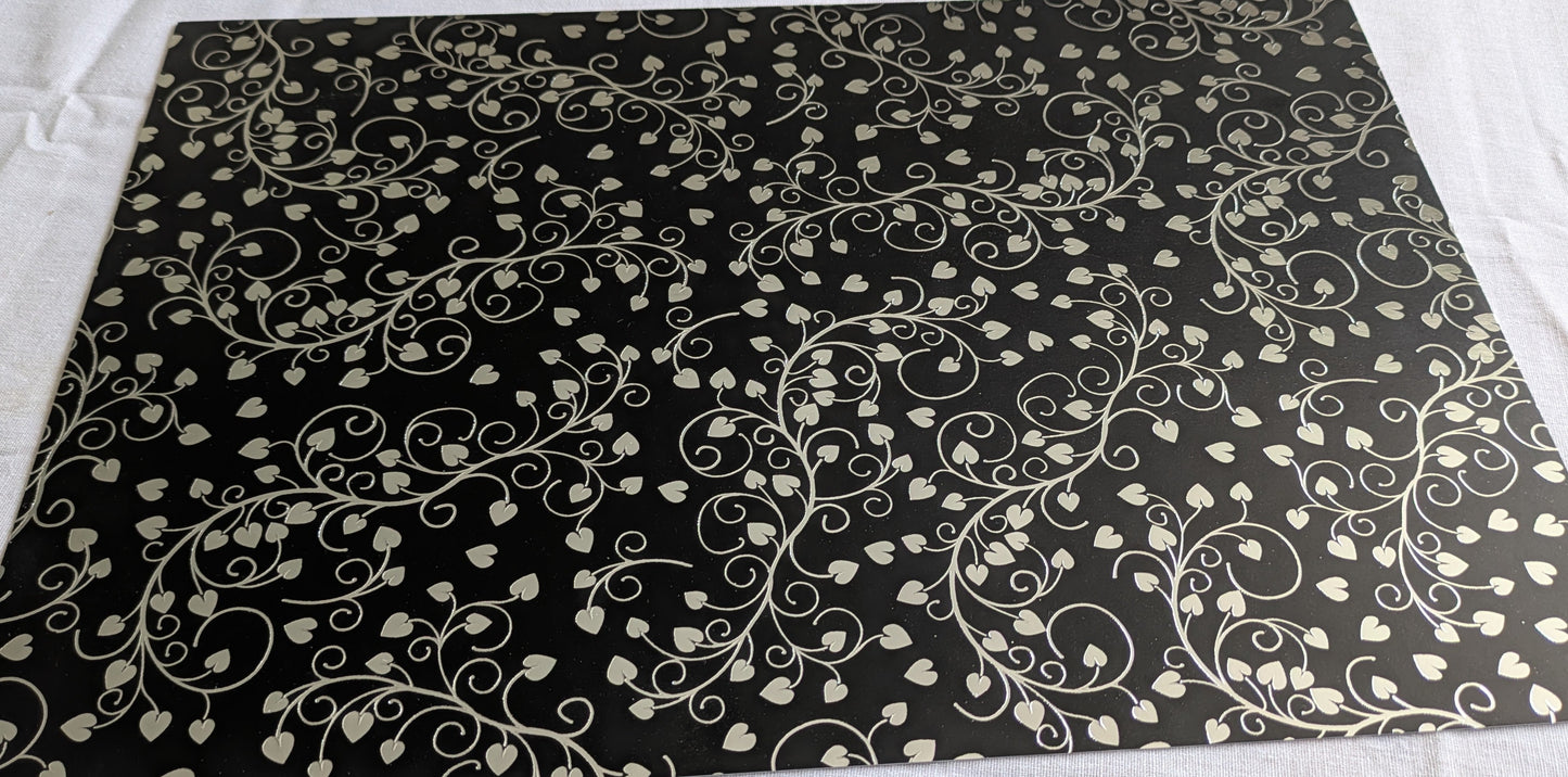 A4 DECORATED CARD 10 SHEETS SALE ON TWO ITEMS PLUS ACROSS MY SHOP P&P INCLUDED TO UK CODE 132