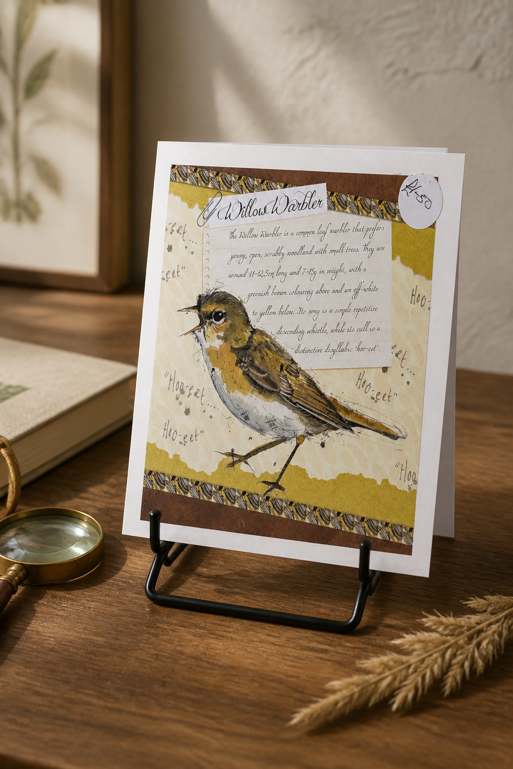 HAND MADE 6x6 INCH BIRD CARDS SALE ON 2 ITEMS ACROSS MY SHOP INCLUDING P&P TO UK  CODE 22