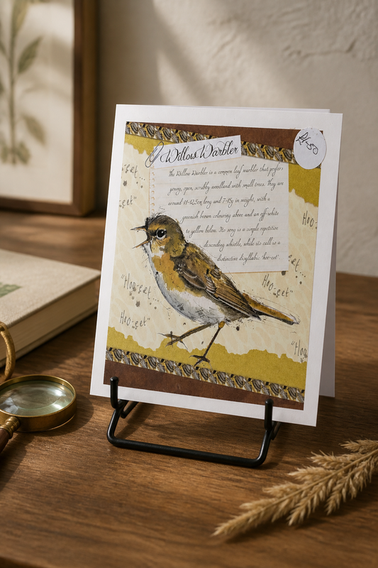HAND MADE 6x6 INCH BIRD CARDS SALE ON 2 ITEMS ACROSS MY SHOP INCLUDING P&P TO UK  CODE 22