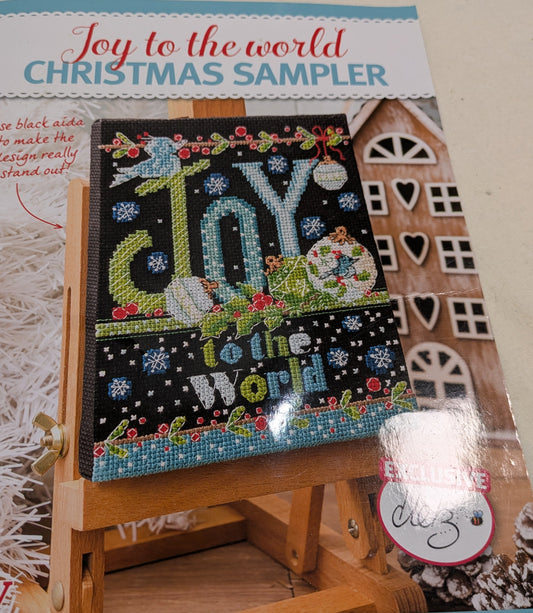 CROSS STICH CHART OF JOY TO THE WORLD CHRISTMAS SAMPLER INCLUDING P&P TO UK SALE ON 2 ITEMS PLUS ACROSS MY SHOP CODE 26
