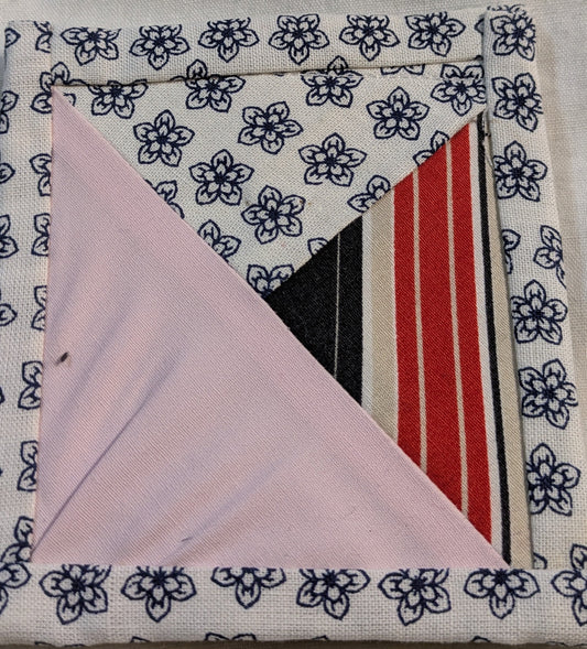 HAND MADE FABRIC COASTERS INCLUDING P&P TO UK SALE ON 2 ITEMS + ACROSS MY SHOP CODE 154