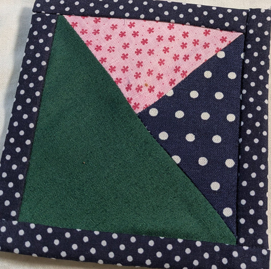 HAND MADE FABRIC COASTERS INCLUDING P&P TO UK SALE ON 2 ITEMS + ACROSS MY SHOP CODE 156