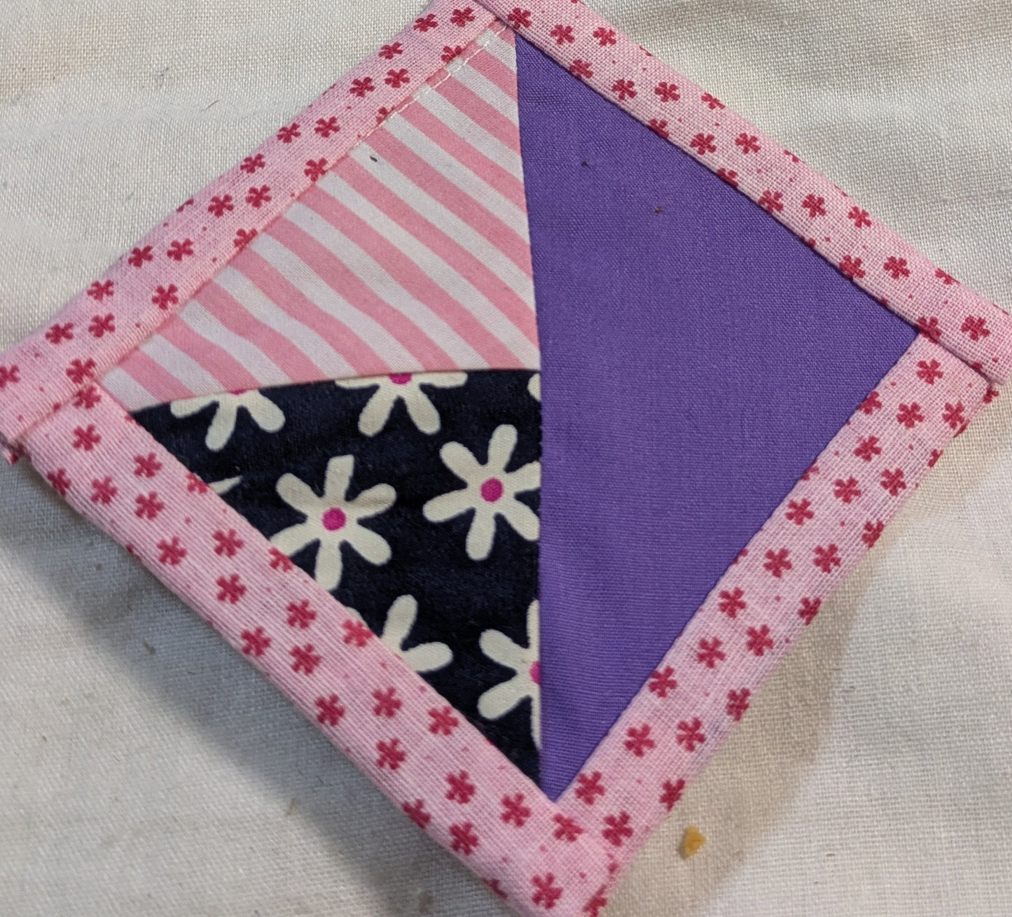 HAND MADE FABRIC COASTERS INCLUDING P&P TO UK SALE ON 2 ITEMS + ACROSS MY SHOP CODE 162