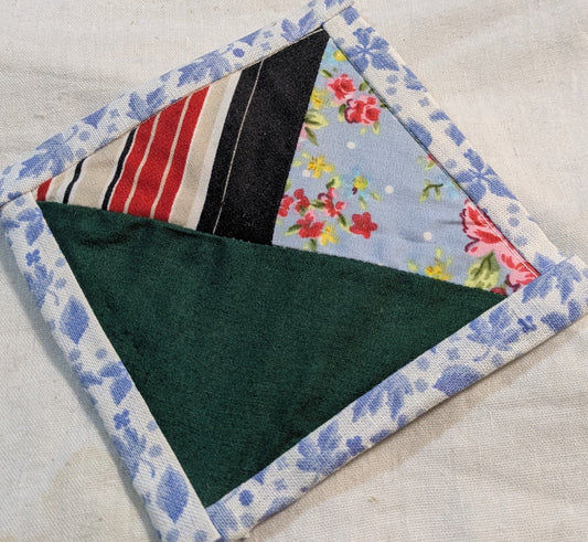 HAND MADE FABRIC COASTERS INCLUDING P&P TO UK SALE ON 2 ITEMS + ACROSS MY SHOP CODE 165