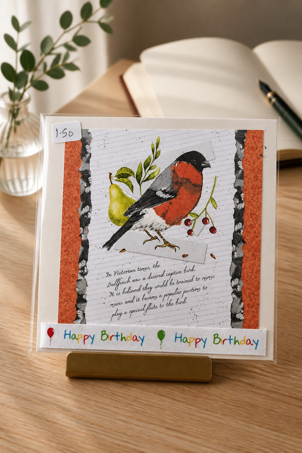6x6 INCH BIRD CARDS HAPPY BIRTHDAY SALE ON TWO ITEMS PLUS ACROSS MY SHOP INCLUDING P&P TO UK  CODE 33