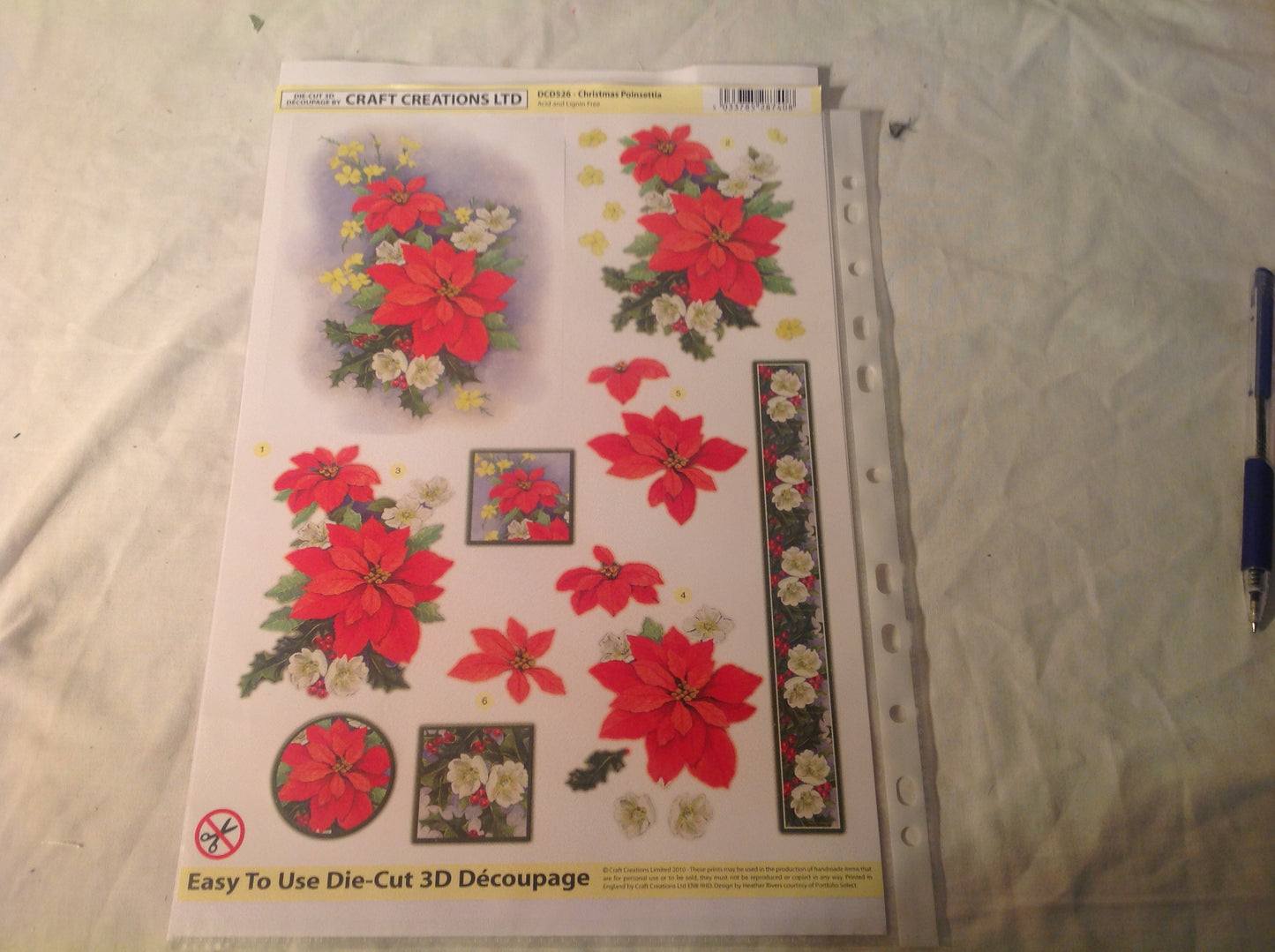 6X6 INCH CARD KITS INCLUDING P&P TO UK  CODE 23