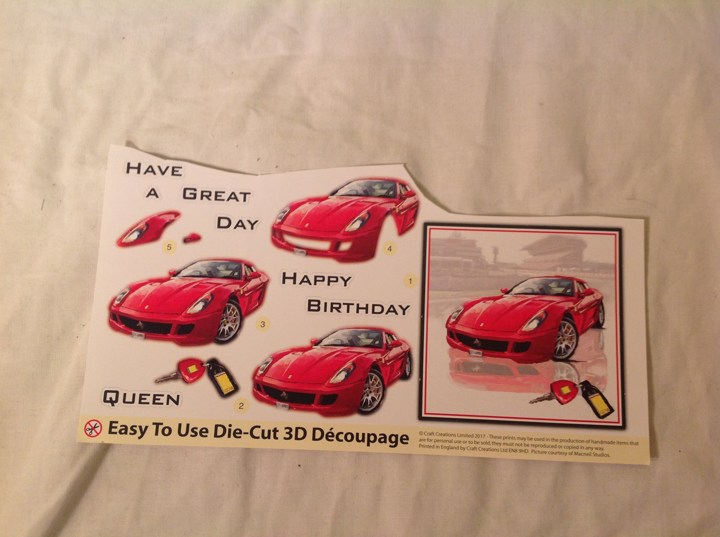 TWO 3D CARD KITS INCLUDING P&P TO UK CODE 52