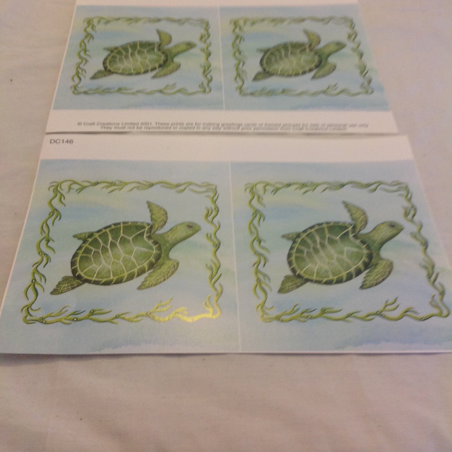 6X6 INCH CARD KITS INCLUDING P&P TO UK  CODE 143