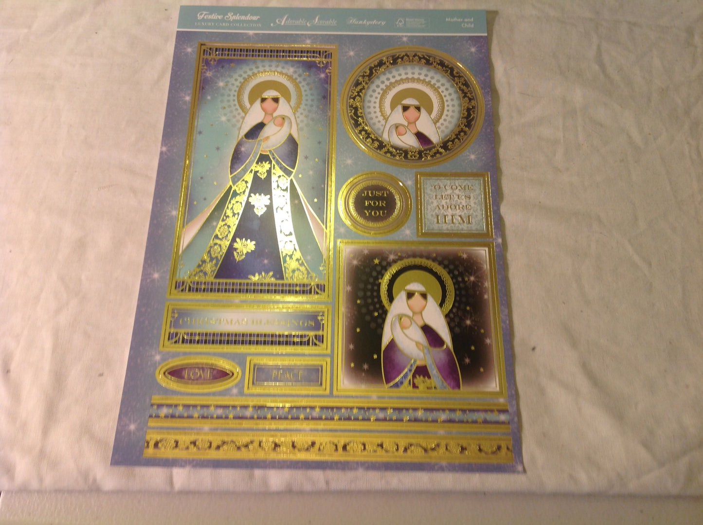 A4 2 CARD AND KITS 3.55 INCLUDING P&P TO UK  CODE 102