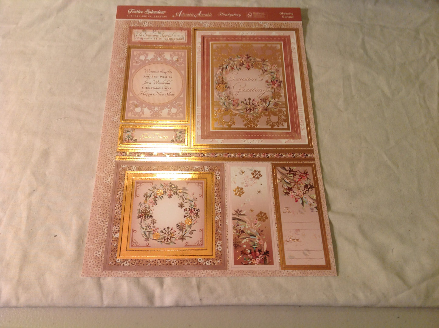 A4 2 CARD AND KITS 3.55 INCLUDING P&P TO UK  CODE 103