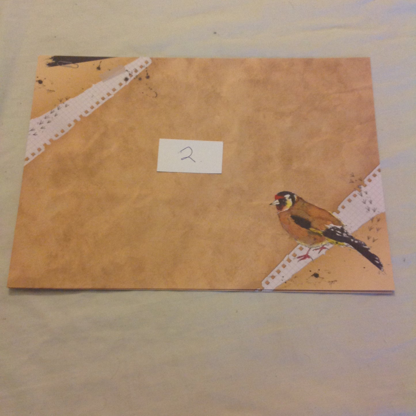 A4 DECORATED CARD  INCLUDING P&P TO UK  CODE 47