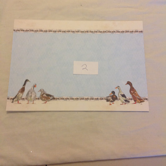 A4 DECORATED CARD  INCLUDING P&P TO UK  CODE 48