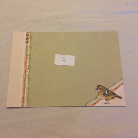 A4 DECORATED CARD  INCLUDING P&P TO UK  CODE 49