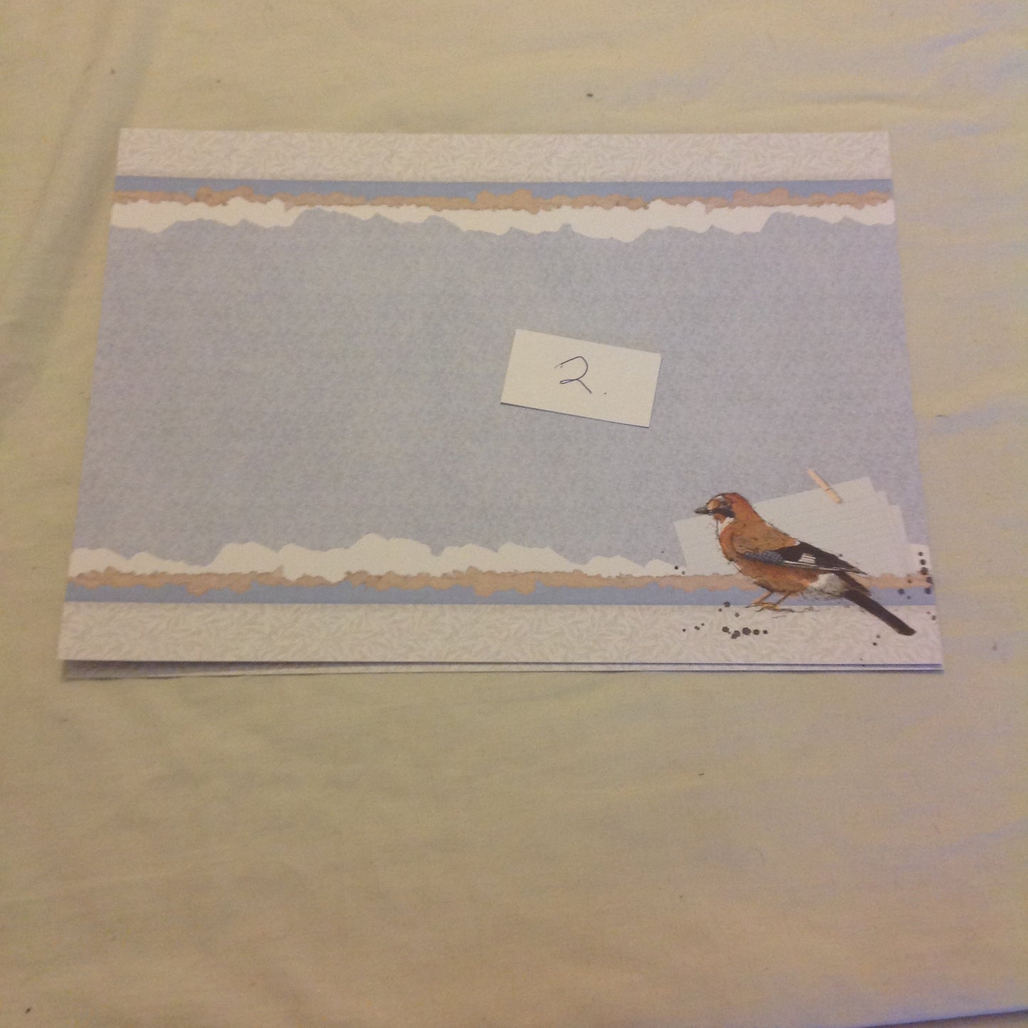 A4 DECORATED CARD  INCLUDING P&P TO UK  CODE 51