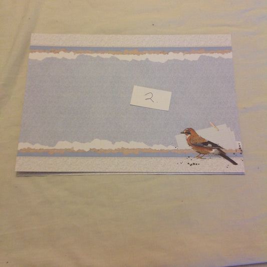 A4 DECORATED CARD  INCLUDING P&P TO UK  CODE 51