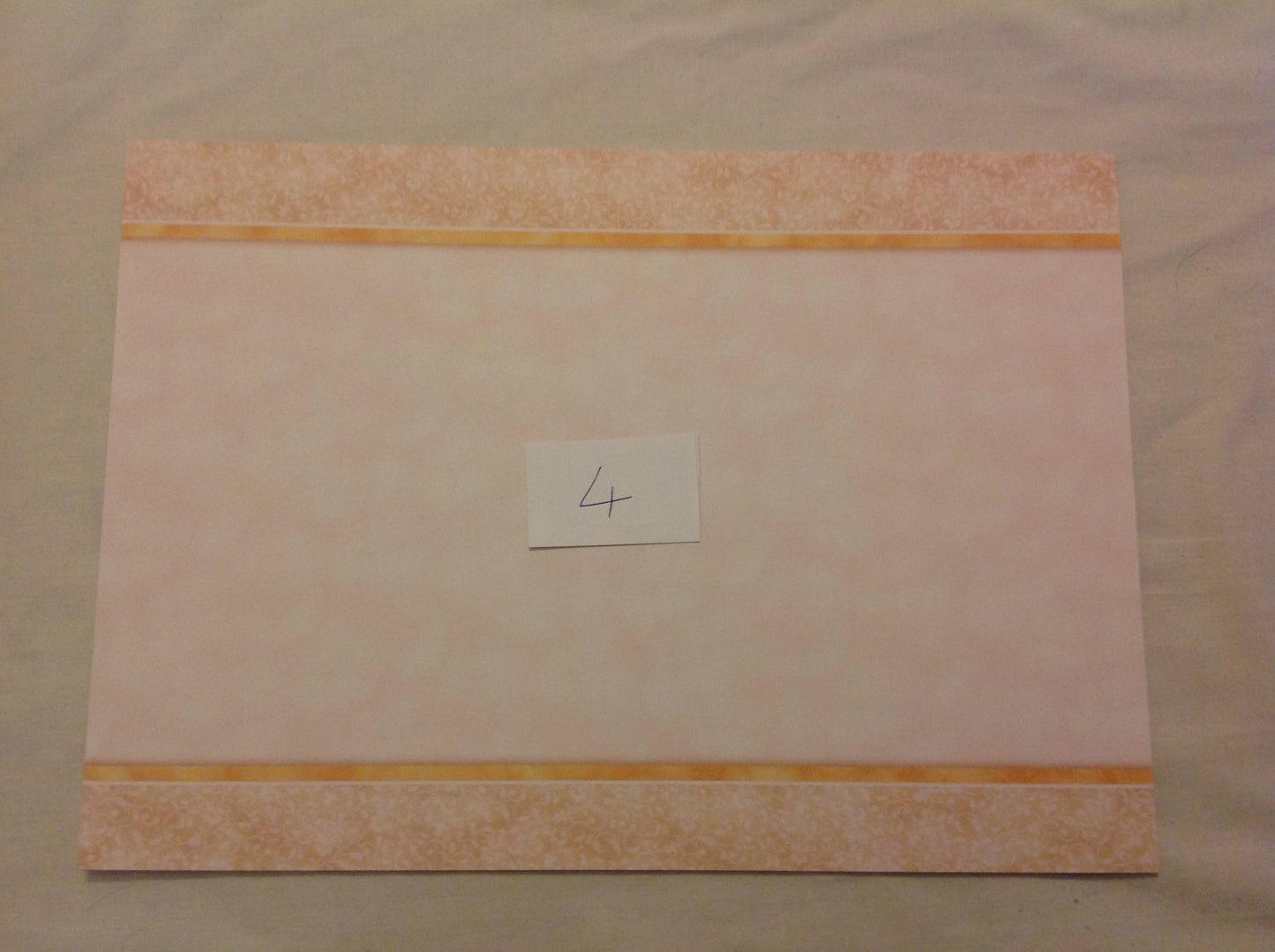 A4 DECORATED CARD  INCLUDING P&P TO UK  CODE 59