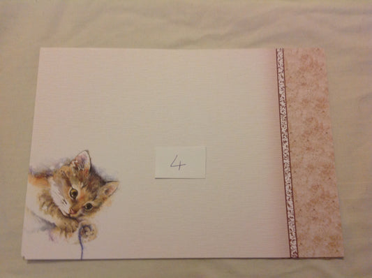 A4 DECORATED CARD  INCLUDING P&P TO UK  CODE 60