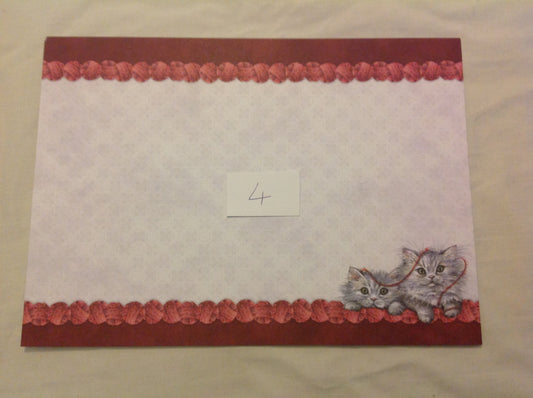 A4 DECORATED CARD  INCLUDING P&P TO UK  CODE 61