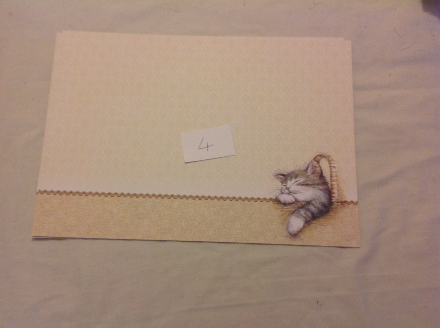 A4 DECORATED CARD  INCLUDING P&P TO UK  CODE 64