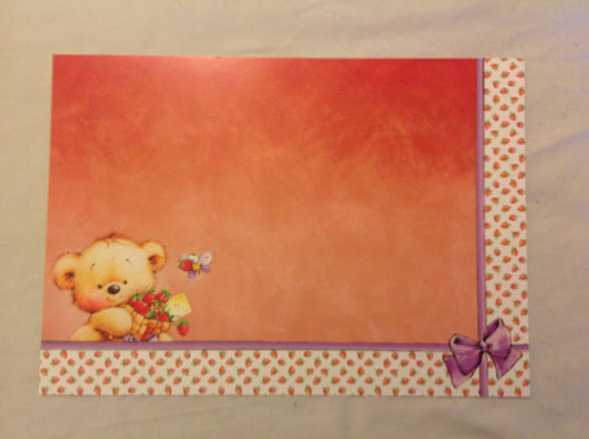 A4 DECORATED CARD  INCLUDING P&P TO UK  CODE 102