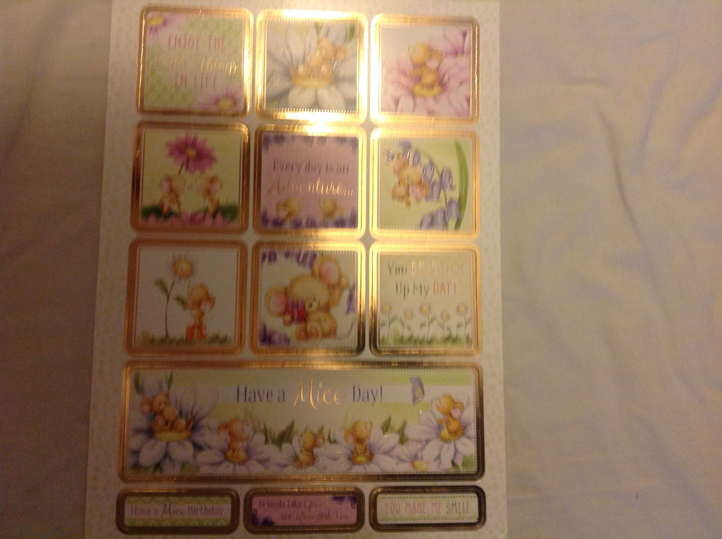 A4 2 CARD AND KITS 3.55  INCLUDING P&P TO UK  CODE 108