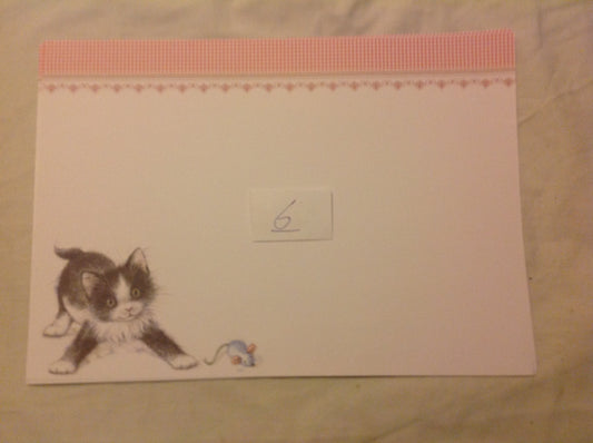 A4 DECORATED CARD  INCLUDING P&P TO UK  CODE 136