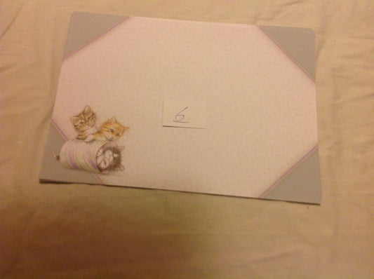 A4 DECORATED CARD  INCLUDING P&P TO UK  CODE 148