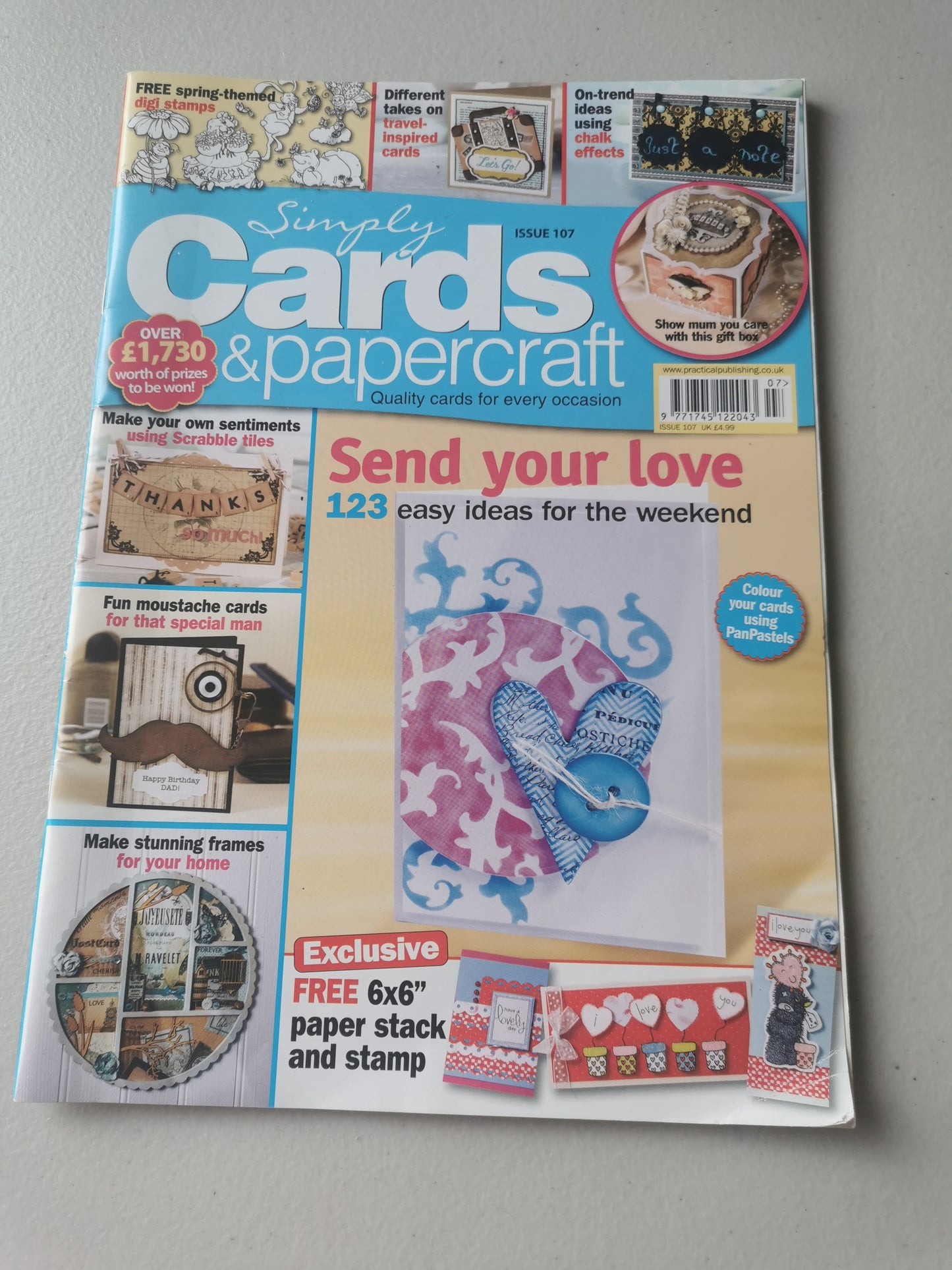 ART AND CRAFT MAGAZINES INCLUDING P&P TO UK  CODE 42