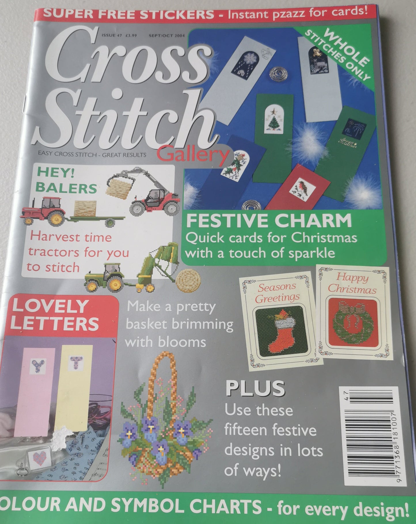 CROSS STITCH GALLERY MAGAZINE INCLUDING P&P TO UK SALE ON 2 ITMES PLUS ACROSS MY SHOP CODE 355