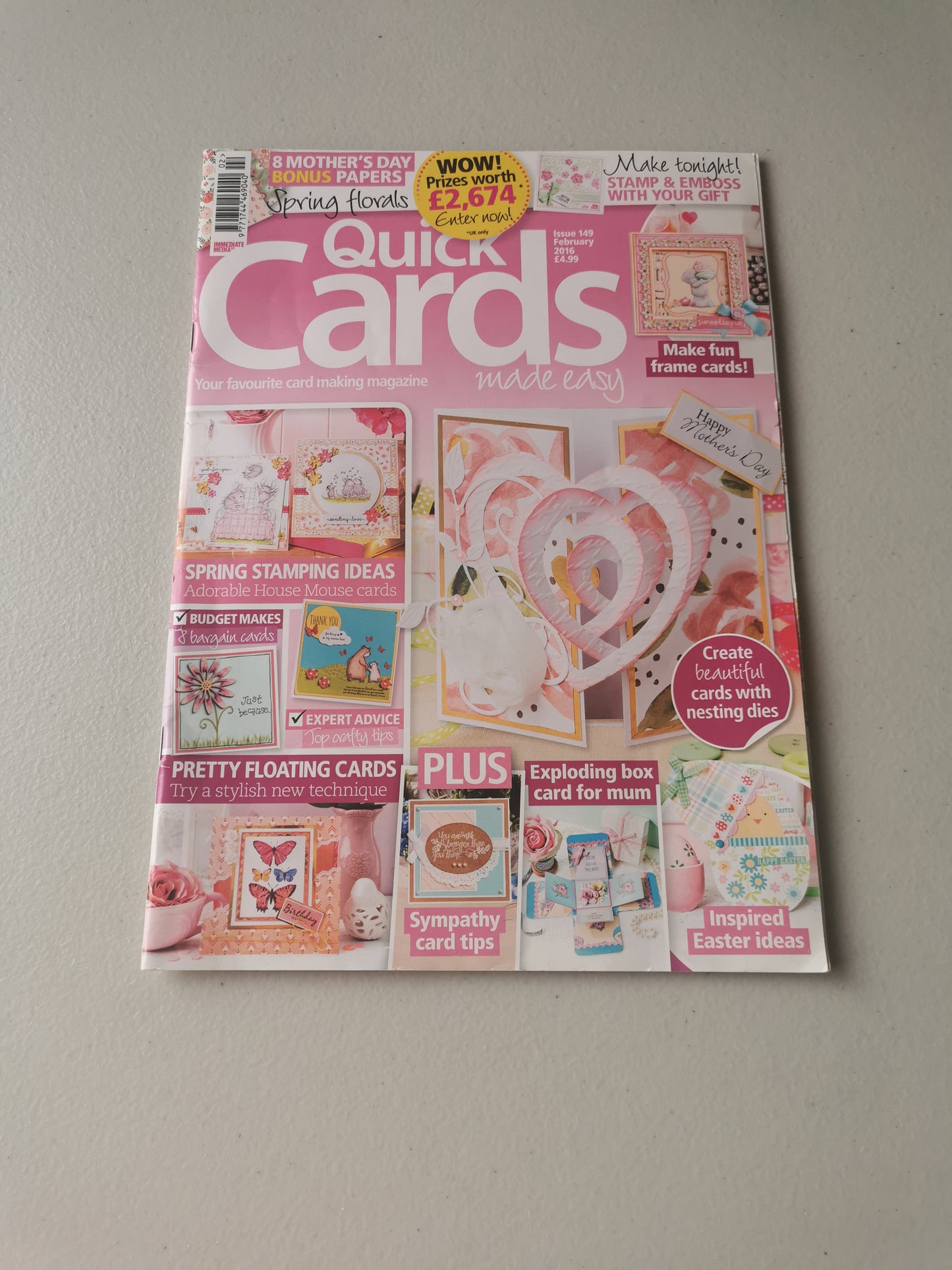 CARD & PAPER MAKING INCLUDING P&P TO UK  CODE 551