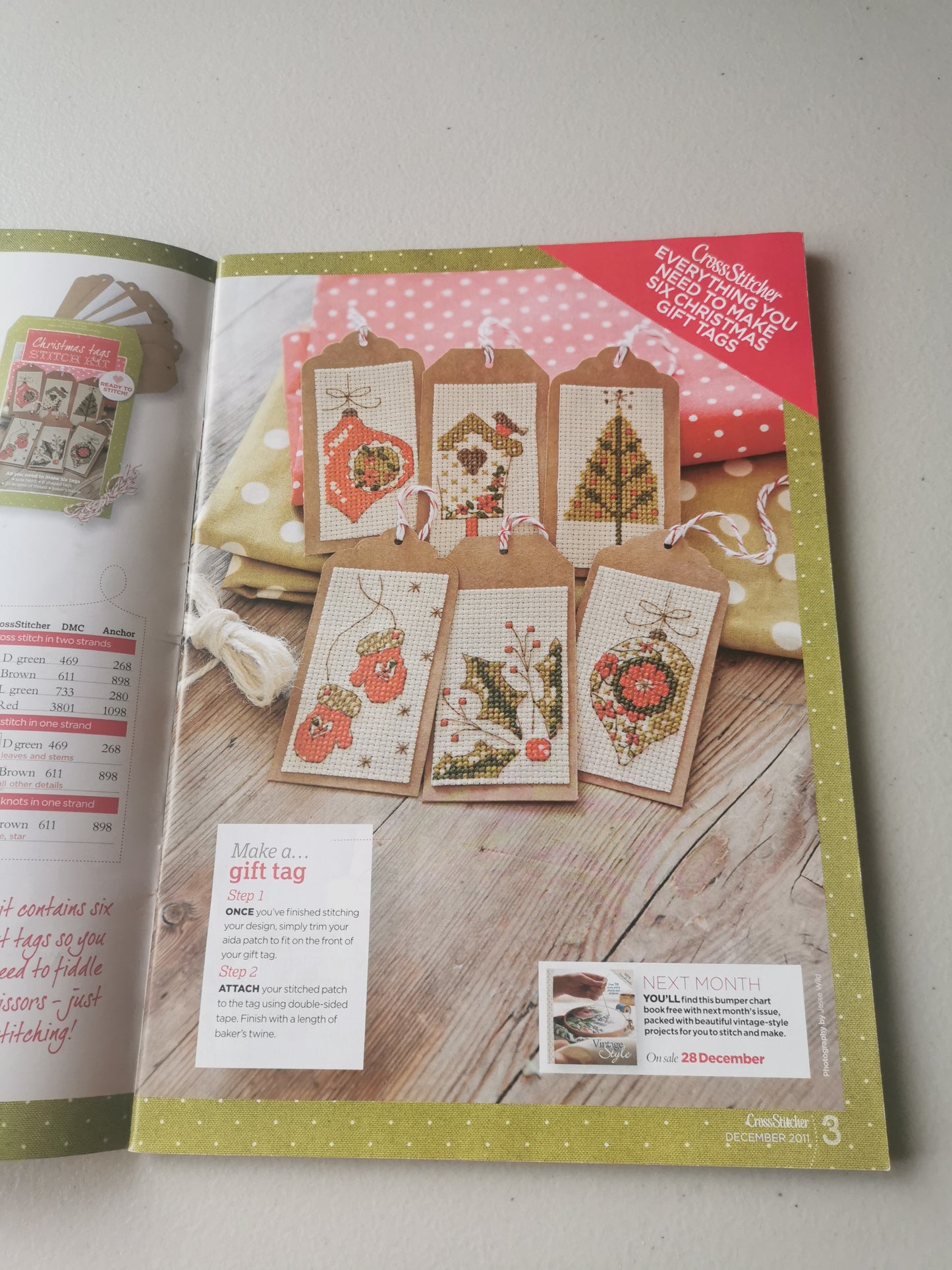 CROSS STITCH MAGAZINE INCLUDING P&P TO UK CODE 30