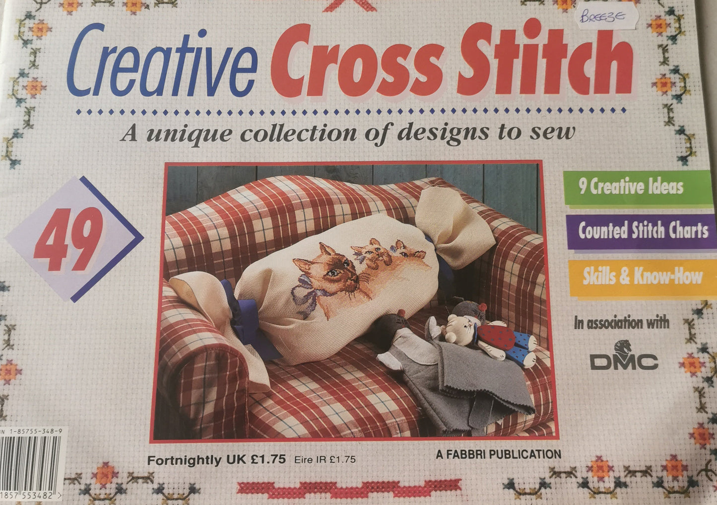 CREATIVE CROSS STITCH 49 DESIGNS INCLUDING P&P TO UK SALE ON 2 ITEMS PLUS ACROSS MY SHOP  CODE 31