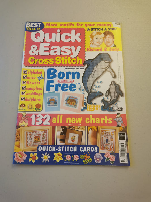 CROSS STITCH MAGAZINE INCLUDING P&P TO UK CODE 65