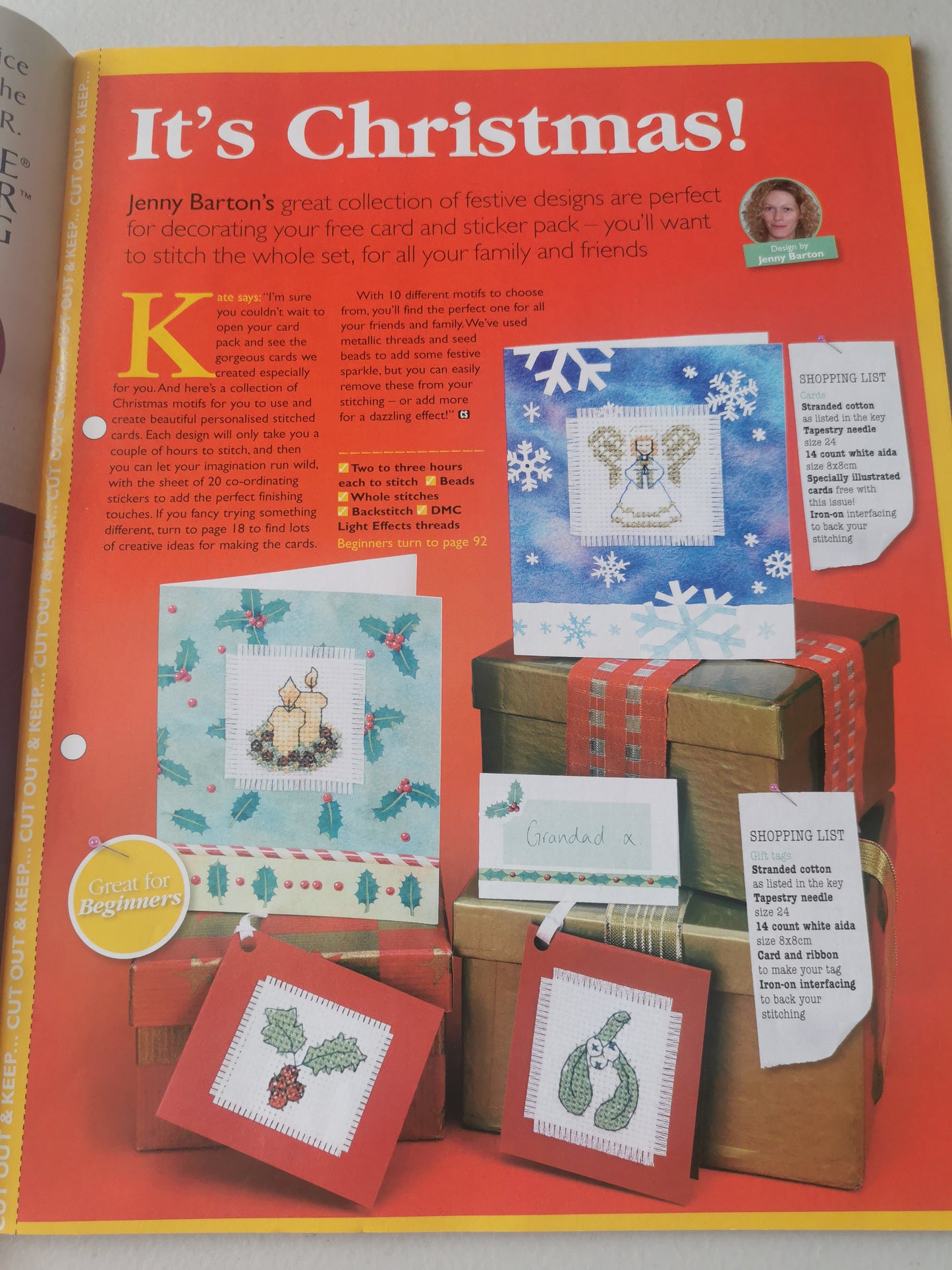 CROSS STITCH MAGAZINE INCLUDING P&P TO UK CODE 31.