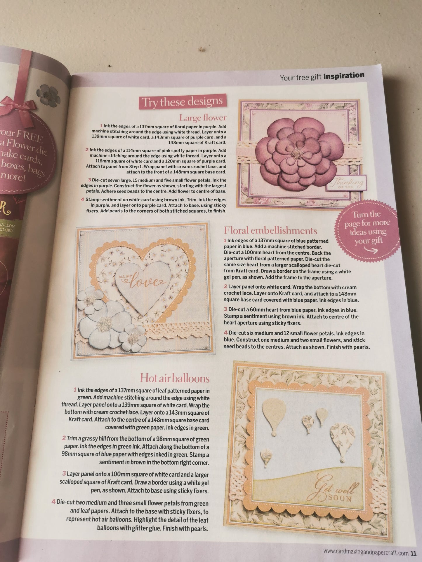 CARDMAKING & PAPERCRAFT INCLUDING P&P TO UK  CODE 413