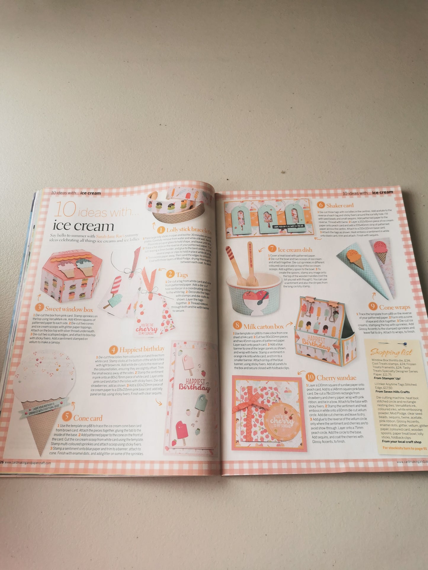 CARDMAKING & PAPERCRAFT INCLUDING P&P TO UK  CODE 413