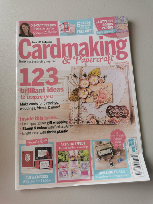 CARDMAKING & PAPERCRAFT INCLUDING P&P TO UK  CODE 411