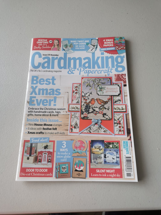 CARDMAKING & PAPERCRAFT INCLUDING P&P TO UK  CODE 408